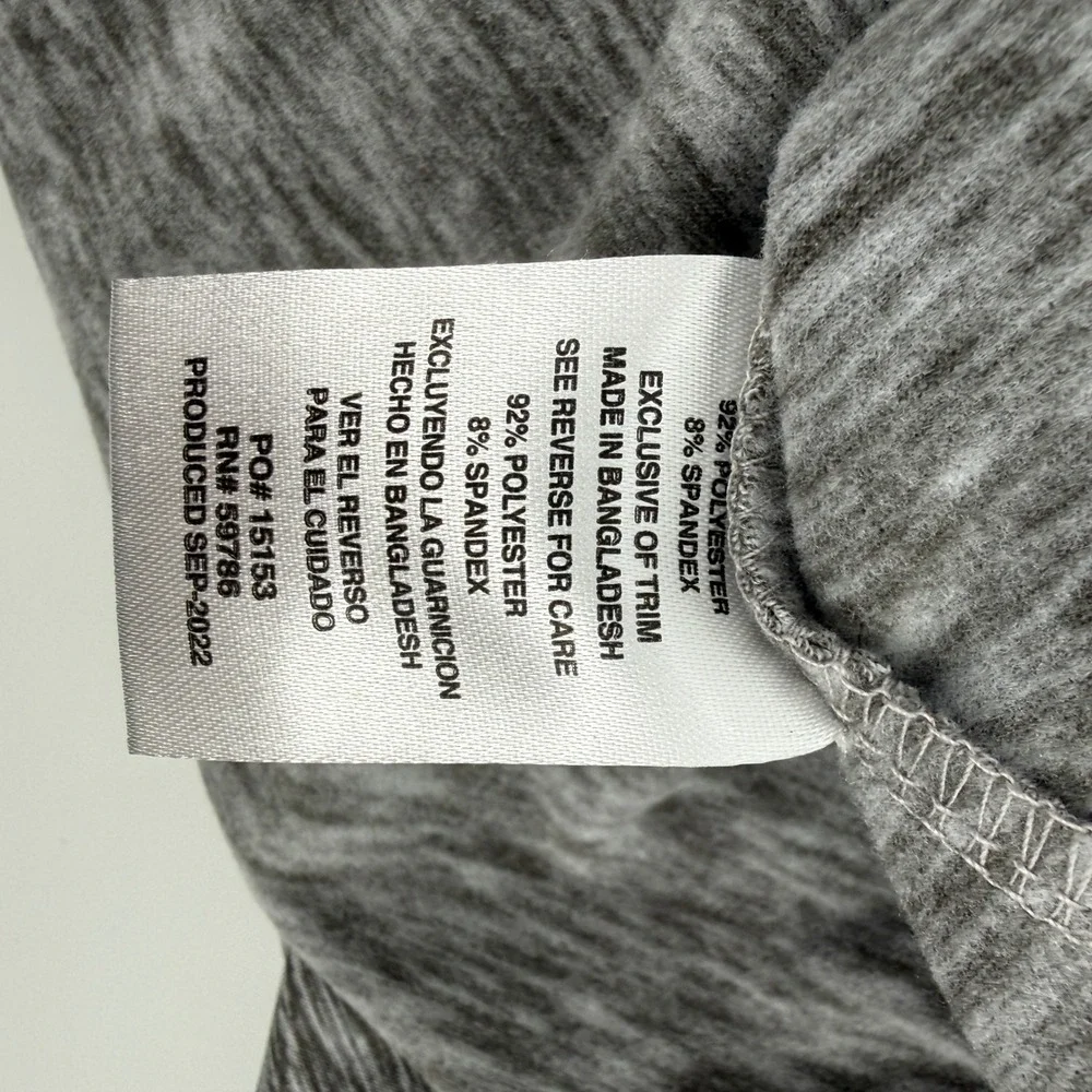 LEG3ND GOLF Mens XL Gray‎ Space Dye Quarter Zip Pullover Modern Fit Performance